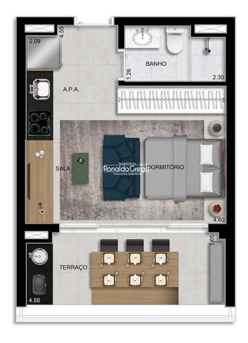 Imagem 15 de 17 de Apartamento Com 1 Dorm, Jardim Paulista, São Paulo - R$ 649 Mil - V3715