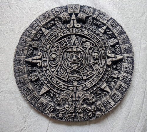 Calendario Azteca Piedra Del Sol Mexico Bajorelieve 25 Cms