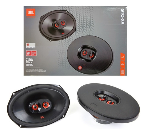 Bocinas 6x9 Pulgadas Jbl Modelo Gto X9 De 85 W Rms Color Negro