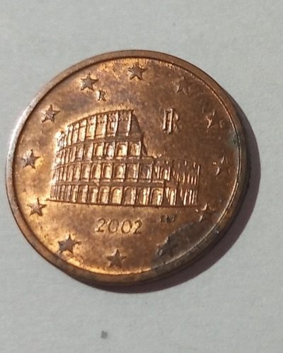 Moneda De Italia Euro- 5 Centavos -coliseo 2002 Vf.