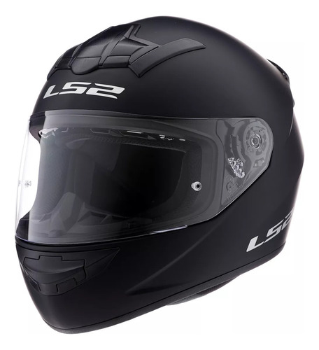 Casco Integral Moto Ls2 352 Rookie Solid + Alerón Spoiler 