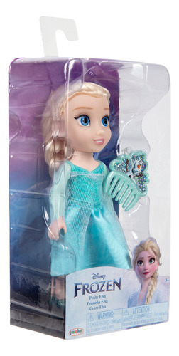 Muñeca 6 Elsa Petite Con Peine Disney Frozen