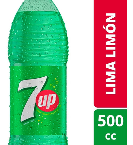 Seven Up 7up Lima Limón 500ml Pack X6 Unidades Gaseosa