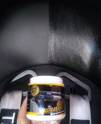 Abrillantador Gel De Silicon Automotriz Con Esponja Y Aroma Color Agua