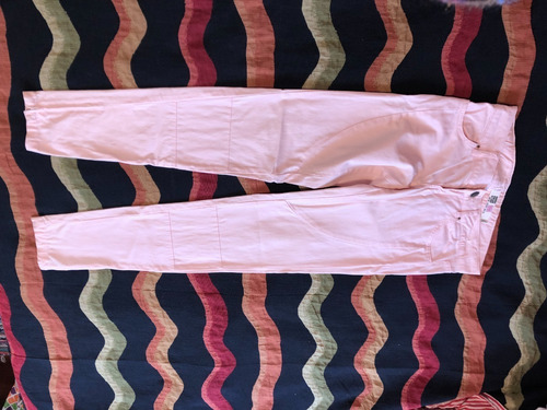 Jean Blanco Zara Trf Rosa Primavera Verano Importado S 