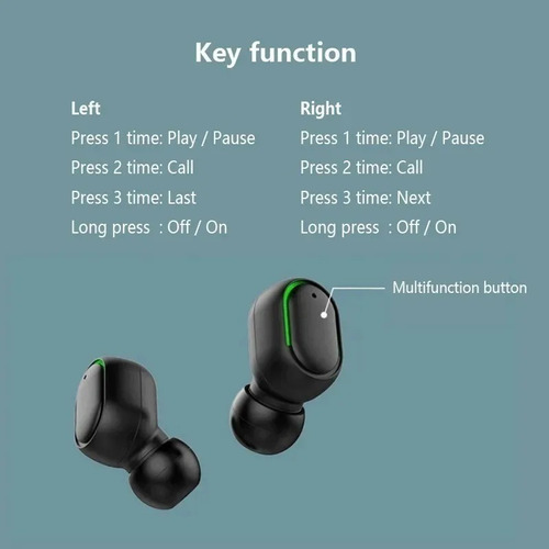 Audífonos Rilisu Tws E7s Con Bluetooth Y Manos Libres