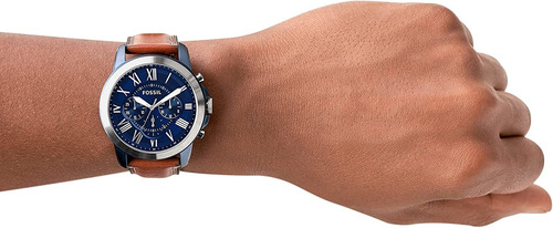 Reloj Analógico Fossil, Con Cronógrafo, Acero Inoxidable