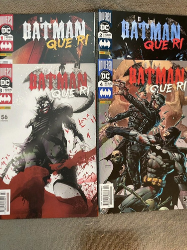 Hq - Batman Que Ri - Completo Em 4 Volumes - Panini