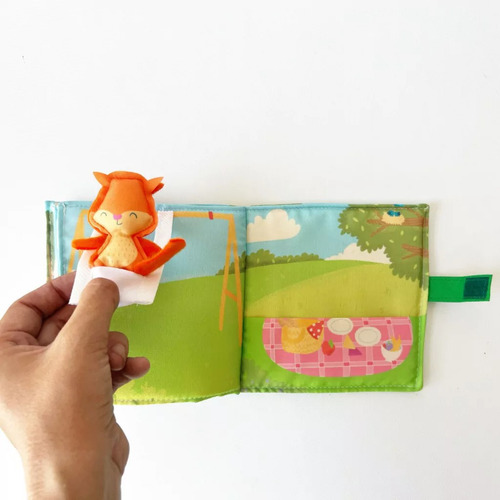 Libro Sensorial Didáctico De Tela A Jugar Para Niños