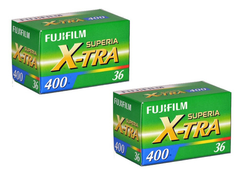 Rollo Fotográfico 35mm Fuji Superia 400  Pack 2 Unidades
