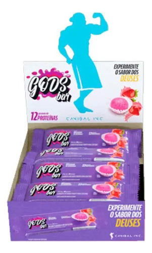 Barra De Proteina Gods Bar Un 40g - Canibal Inc