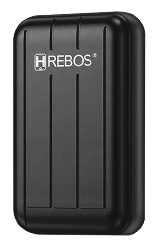 Carregador Hrebos HS-T109 usb-c portátil com cabo preto