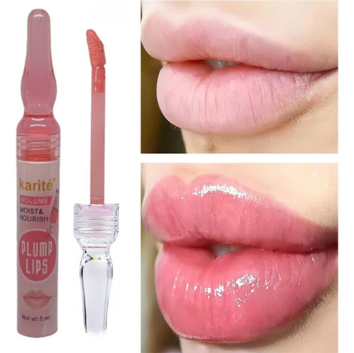 Plump Lips Gloss Engrosador Para Labios Con Color  By Karité