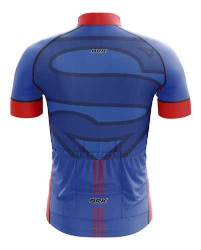 Imagem 2 de 3 de Camiseta Ciclismo Brk Superman Com Fpu 50+