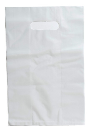 Bolsa Boutique Con Fuelle 20x30cm Blanco Traslucido 50und