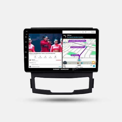 Autoradio Android Ssangyong Korando 2009-2013 Homologado
