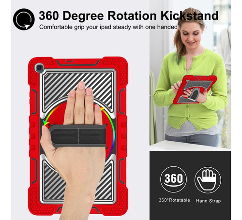 Imagen 7 de 9 de Funda Tablet Para Samsung Tab A 10.1 (2019) Sm-t510 Sm-t515
