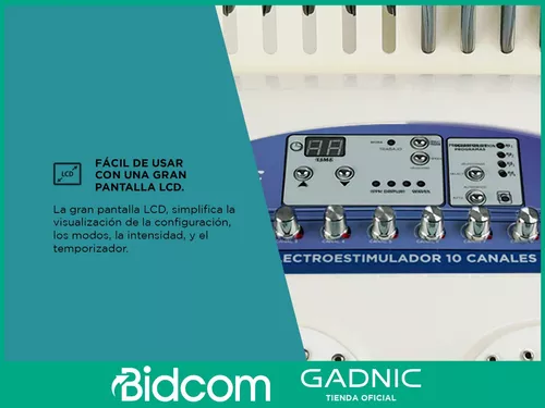 Electroestimulador Muscular Portátil Gadnic 9910 20 Niveles 24