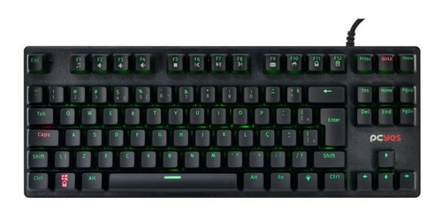 Teclado Mecânico Usb Kl7 Outemu Blue Abnt2 Led 1.8m Pcyes