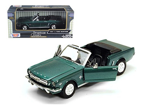 Motormax 73212grn 1964-1/2 Convertible Green No.1 50th Anniv