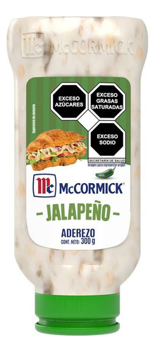9 Pzas Aderezo De Mayonesa Mccormick Con Jalapeño Squeeze 30