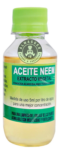 Aceite De Neem X120ml Insecticida & Fungicida