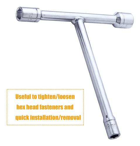 Llave De Tubo De 3 VĂas, Llave De Tubo Hexagonal, Llave Con