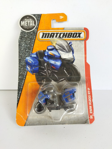 Matchbox Bmw R1200 Rt-p Azul State Police Trooper 83/125