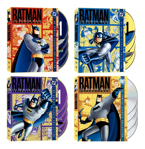 Batman La Serie Animada Completa Volúmenes 1 -4 Dvd Sellados