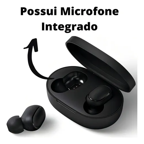 comprar Fone De Ouvido Redmi Bluetooth AirDots 2 Preto