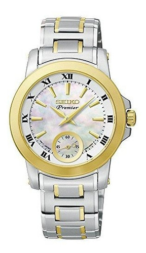 Seiko Premiere Segundos Subdial Acero Inoxidable  two-tone 