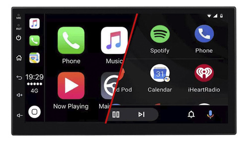 Estereo Pantalla Auto 7 Multimedia Android Gps Carplay Wifi