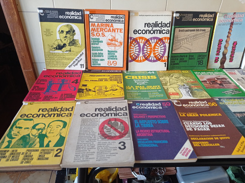 Revista Realidad Económica Y Libros 21 Total Lote (Usado)