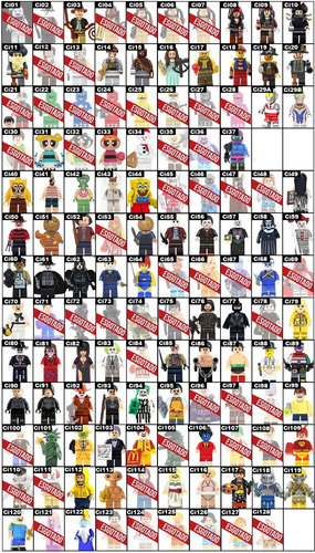 Kit 10 Bonecos Vingadores Heróis Star Wars Disney Compatível