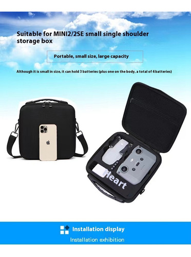 Bolsa Organizadora Para Drones Dji Mini 2 Se, Capa De Ombro