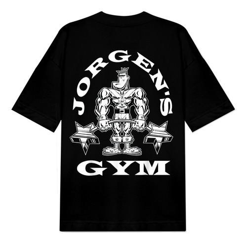 Camiseta Gym Oversize Padrinos Magicos Jorgen Personalizado