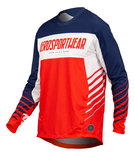 Camisa Motocross Cross Asw Podium Windy 23 Vermelho Off Road