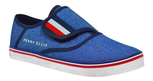 Zapato Perry Ellis - 5558 - Azul Mezclilla