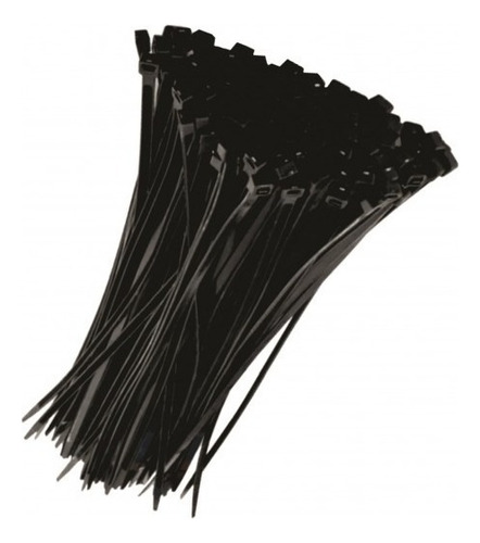 Cincho De Nylon Negro 3.2 X 142mm 100 Piezas Thorsman