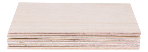 40 Láminas De Madera De Balsa, 150 X 100 X 2 Mm, Para Hou