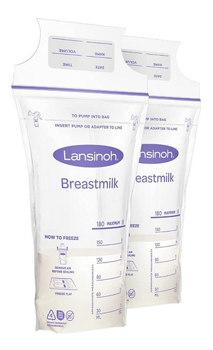 Imagen 1 de 6 de Bolsas Almacenamiento Leche Materna Box Con 200 Unidades