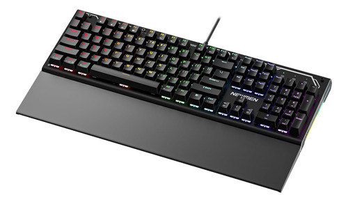 Newmen Gm101 - Teclado Mecanico Con Cable Para Juegos Con Re