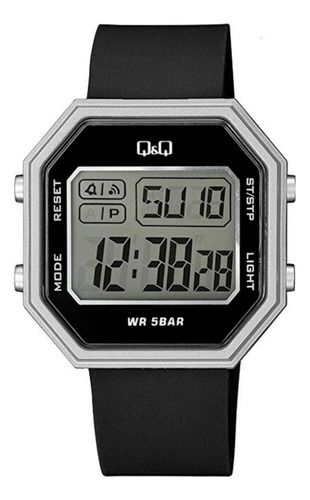 Reloj Digital Multifunción Q&q M206j005y Resistente Al Agua