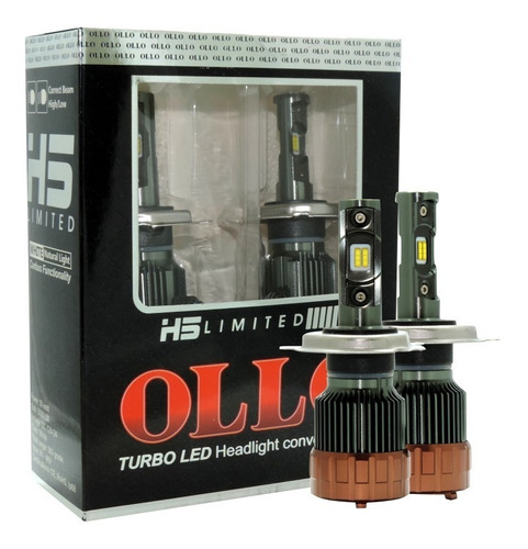 Luces Led Carro Ollo Limited 100w/10000lm H4 Alta Y Baja 