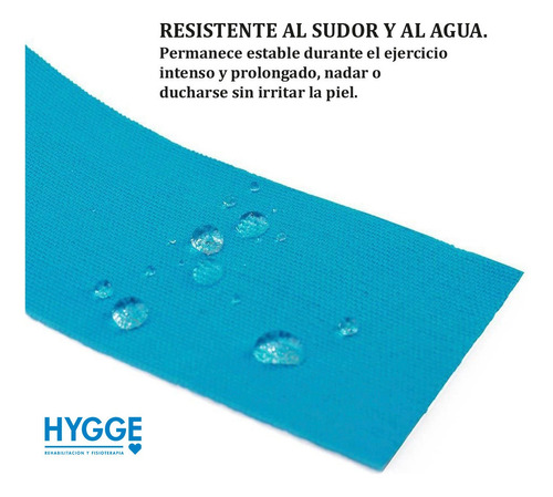 Imagen 5 de 10 de Cinta Tapping Vendaje Neuromuscular Kinesiología 5cm X 5mts