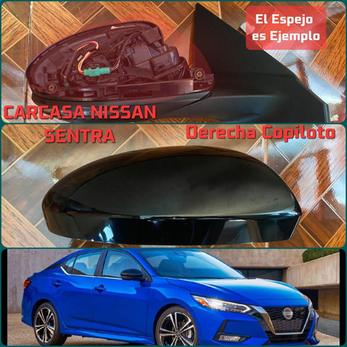 Tapa Cubre Espejo Nissan Sentra 2020 2021 2022 Lado Pasajero