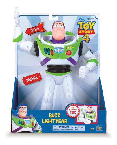 Disney Pixar Toy Story Buzz Lightyear With Karate Chop Actio