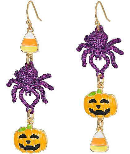 Holidayqbee Pendientes De Halloween Para Mujer Pendientes De