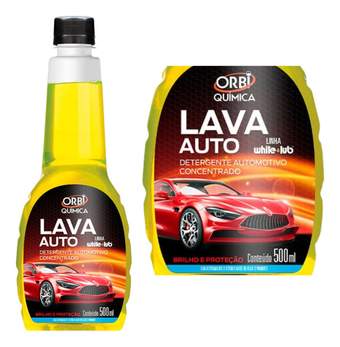Lava Auto Concentrado Detergente Automotivo 500ml - Orbi