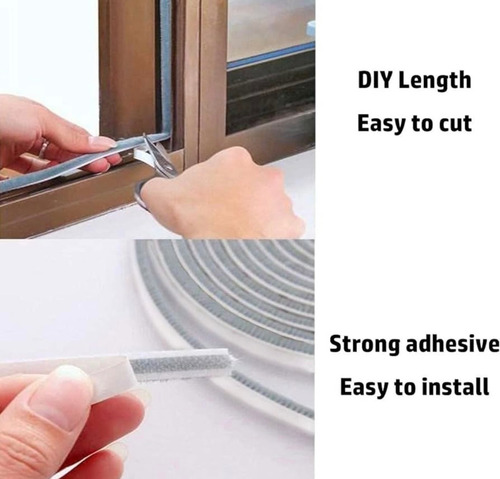 Cinta Aislamiento De Sonido Adhesiva Puertas Ventanas 5m